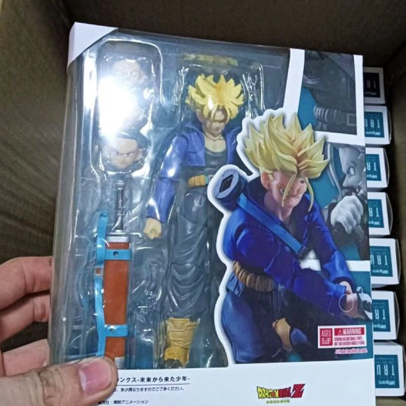 6in Anime Dragon Ball Z Figures SHF Super Saiyan Trunks Action Figure Collection