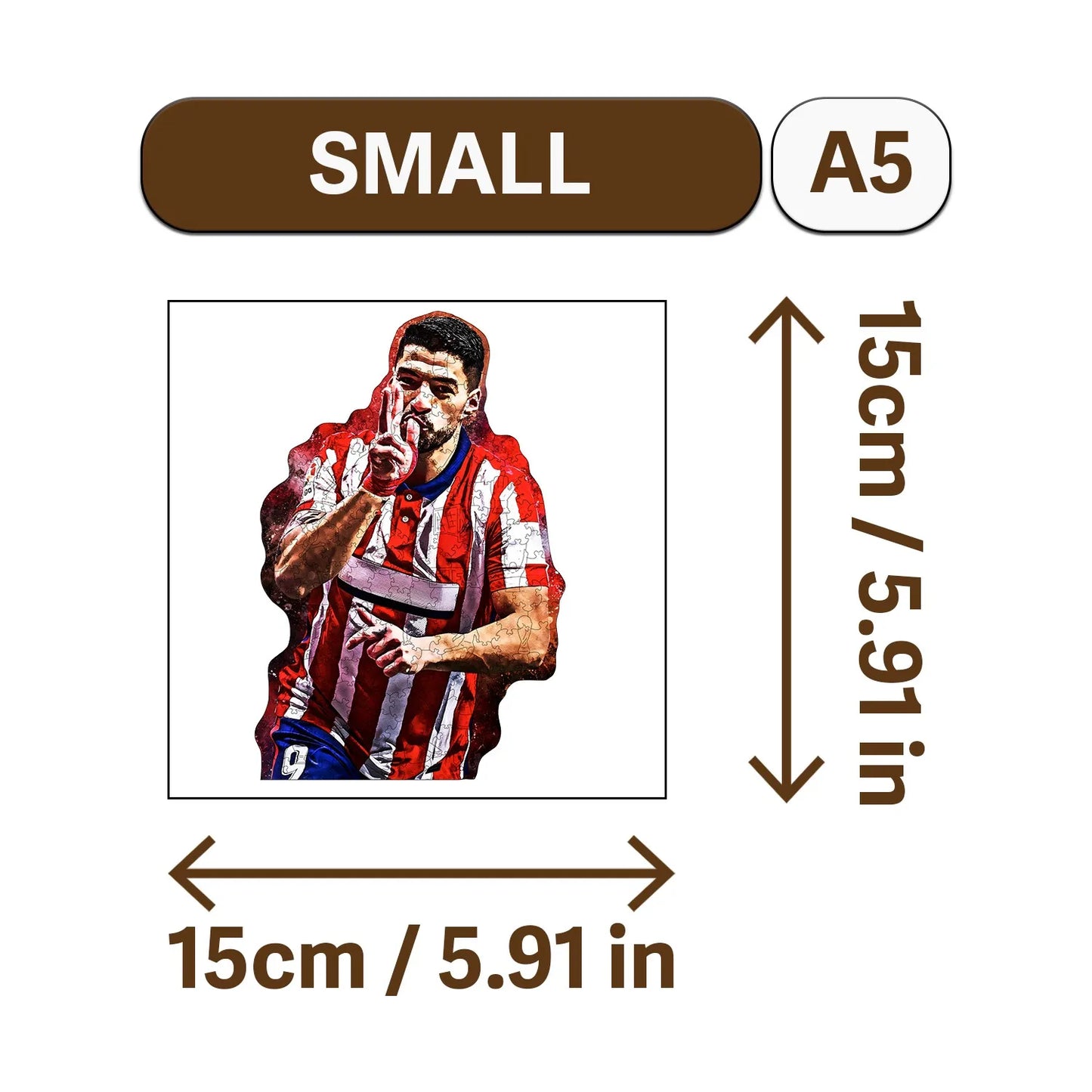 Football Genius Wooden Jigsaw Puzzle Wood Home Decor Painting Christmas and Halloween Gift Toy for Teen and Kid