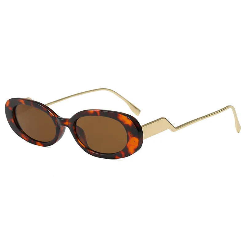 JNPCXI Cute Oval Sunglasses Women Fashion New Candy Color Sun Glasses Trendy Outdoor Casual Shades