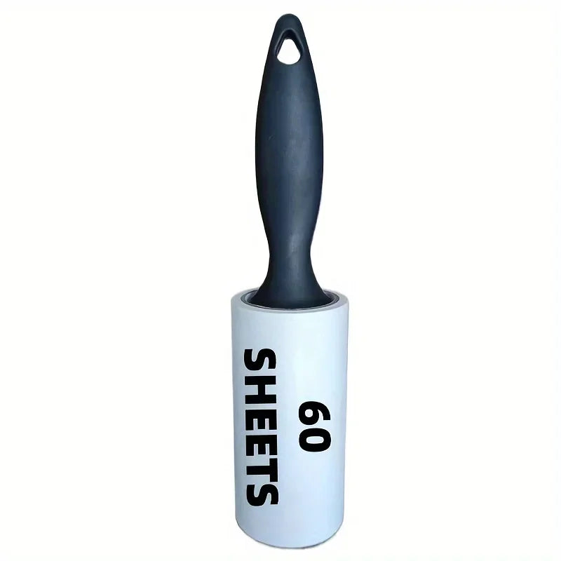 60 Sheets/roll Extra-Sticky Lint Roller for Pet Hair Removal,Ideal for Dog & Cat Owners,Perfect for Clothes & Furniture Cleaning