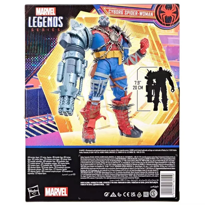 Original Hasbro Marvel Legends Series SpiderMan Across The Spider Verse CYBORG SPIDER-WOMAN Action Toy Figure