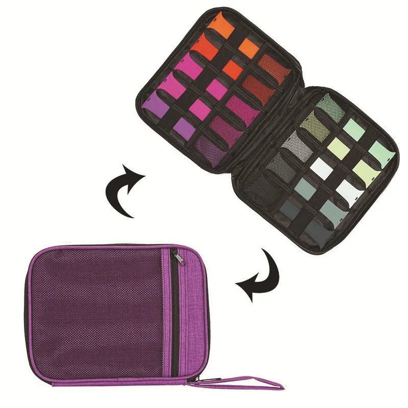 11girds Multifunctional Polyester Watch Organizer Case Portable Travel Storage Bag for Watch Strap Band Holder Pouch