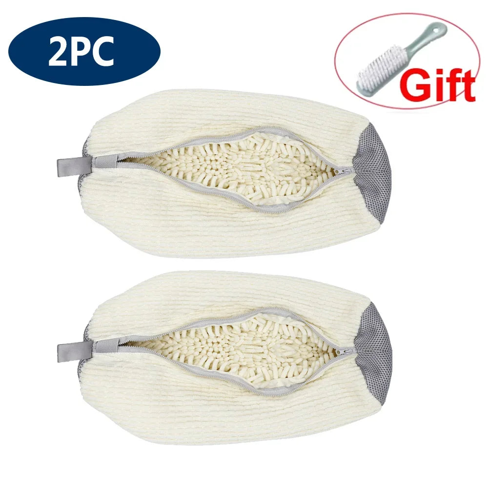 Shoe Washing Machine Bag Reusable Sneaker Cleaning Bag, Washer Mesh Laundry Bag