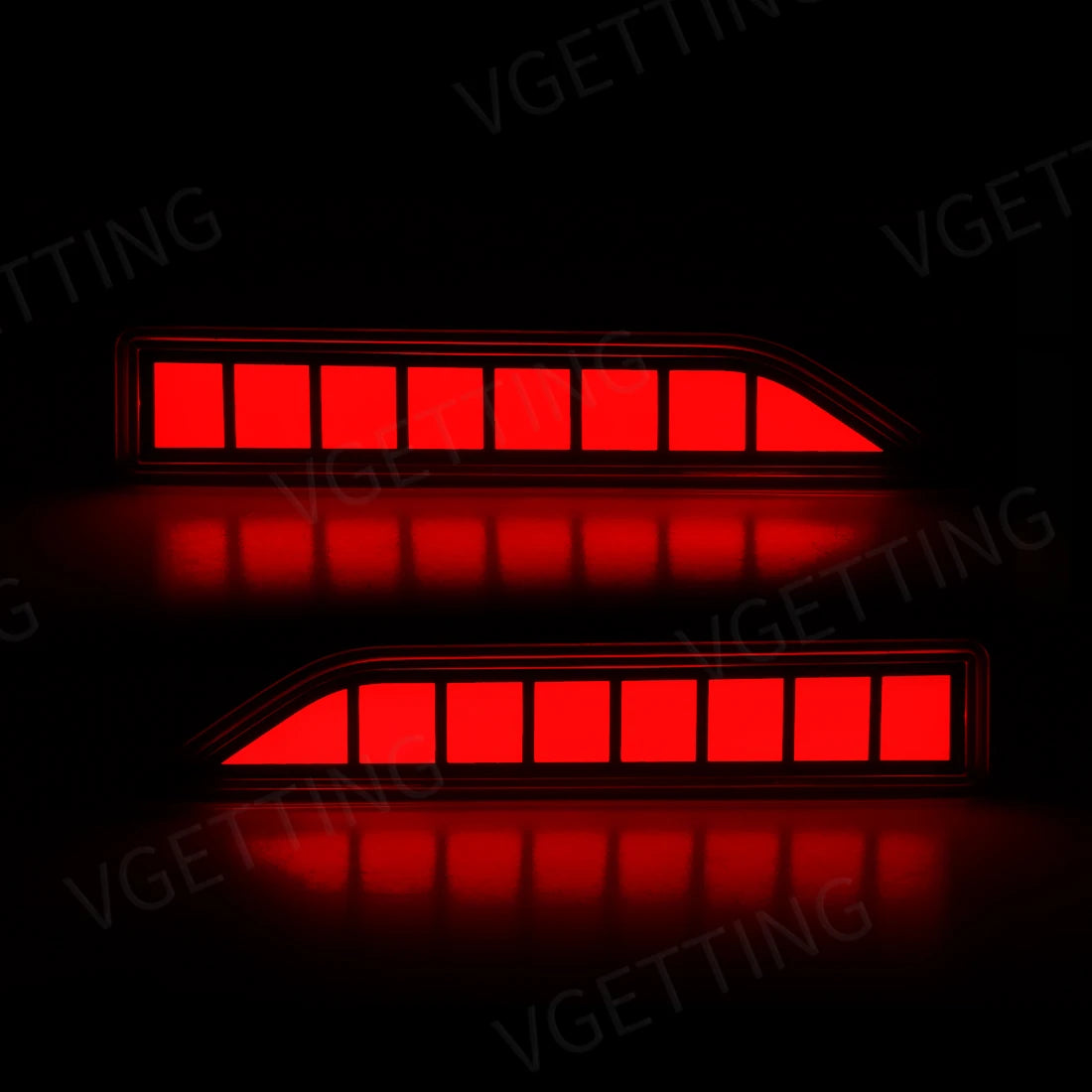 For Toyota Veloz 2021 2022 2023 LED Rear Bumper Reflector Lights Auto Brake Warning Dynamic Turn Signal Lamp Car Accessories 12V