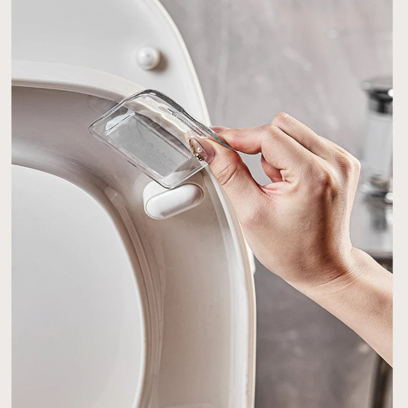 1pc Bathroom Corrugated Non-Dirty Hand Toilet Lid Lifters - Hands-Free, Easy to Install, No Power Required, Keep Hands Clean