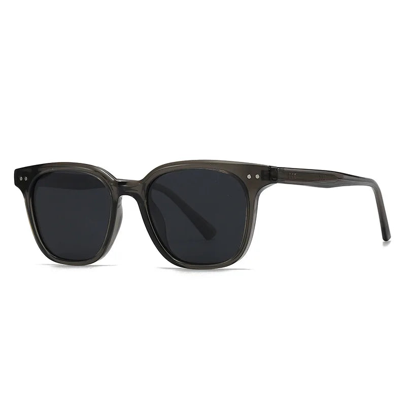 JNPCXI New Polarized Fashion Square Sunglasses Women Shades UV400 Retro Rivets Men Trending Sun Glasses Shades UV400