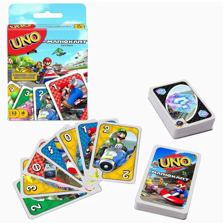 Mattel UNO Dragon Ball Z Card Game for Family Night Feat Tv Show Themed Graphics