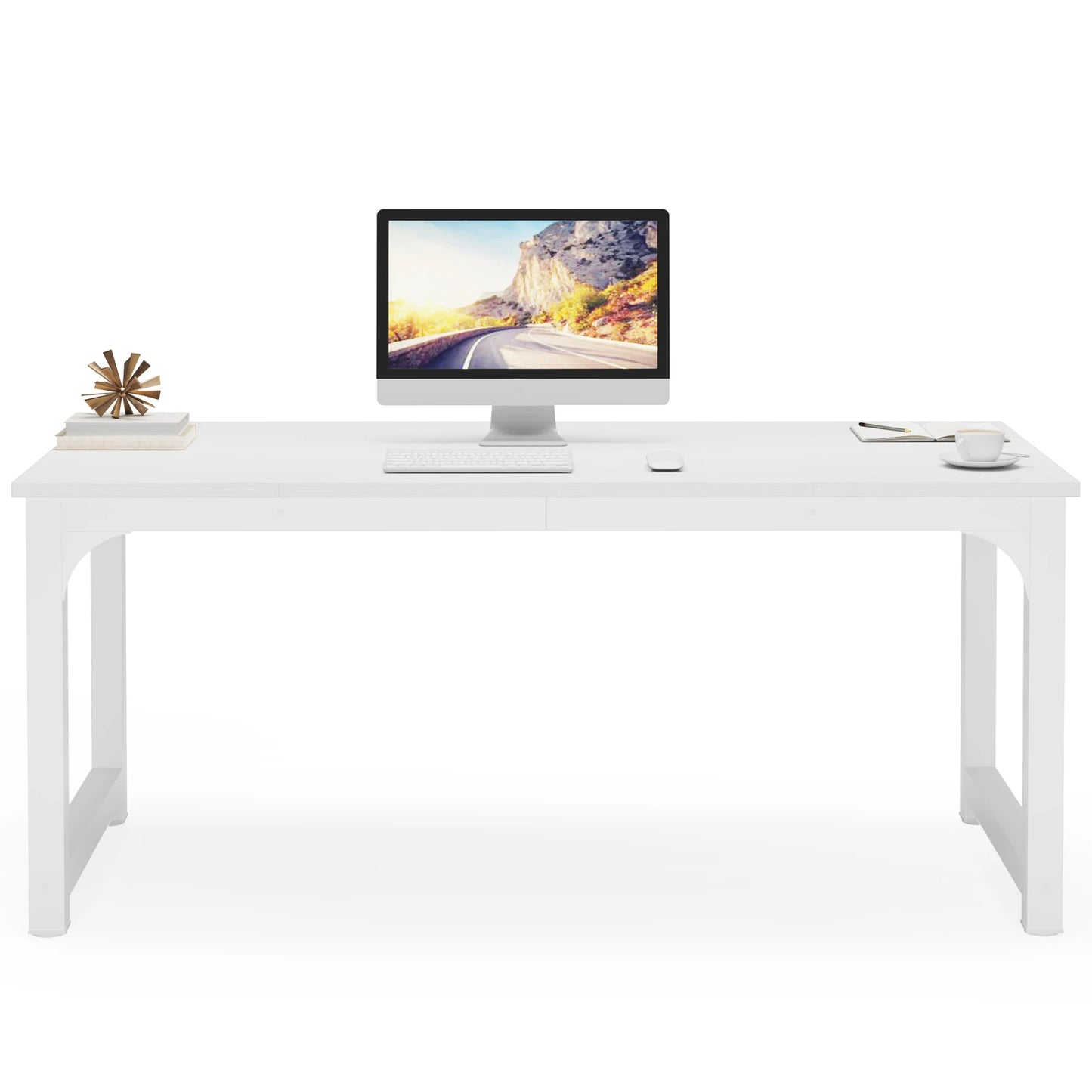 Tribesigns Modern Computer Desk, 63 x 31.5" Large Table For Writing, Workstation
