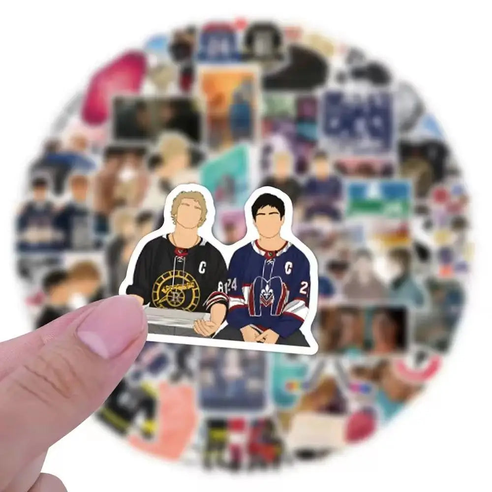 60PCS TV Series Heated Rivalry Stickers DIY Skateboarder Mobile Phone Case Notebook Water Cup Waterproof Gift Stickers