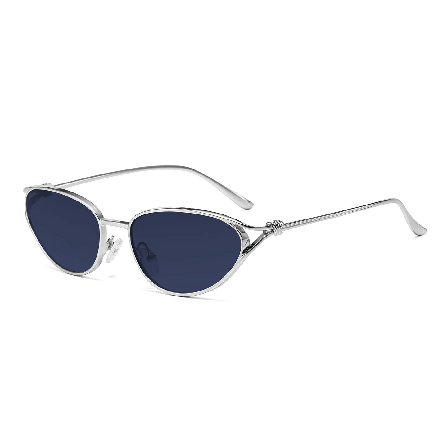 JNPCXI New Retro Metal Cat Eye Sunglasses Women Fashion Gradient Shades UV400