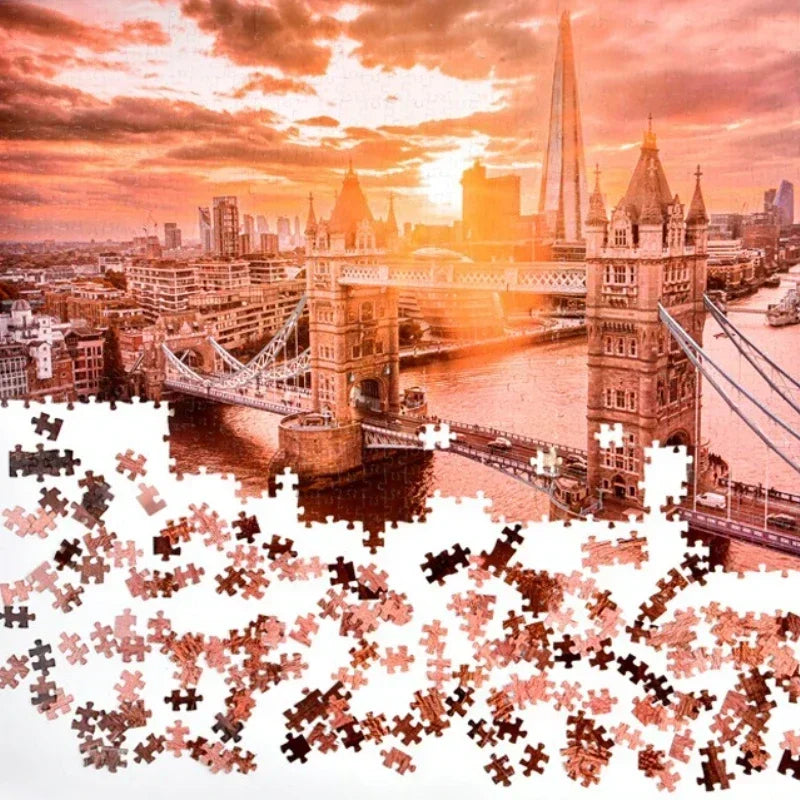 70*50CM 1000 Piece Puzzle for Adults Challenging Decompression Creative Home Decoration Gift All Special Occasions