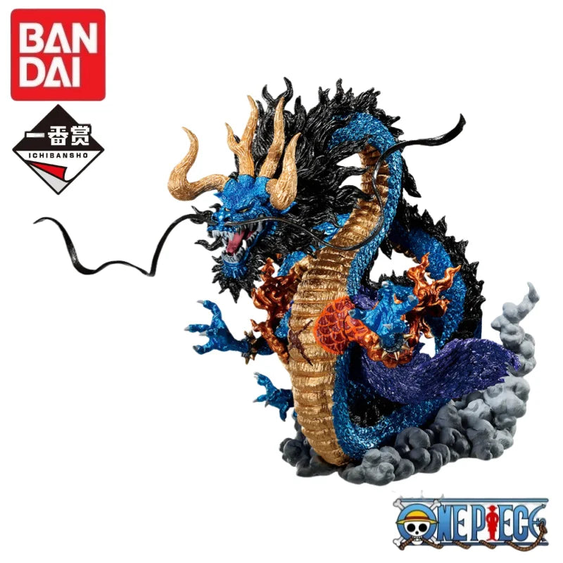 Special OfferIn Stock Original Bandai Ichiban Kuji One Piece Ex Warriors Who Stand with Dragons Queen King Anime Figures Mol Col