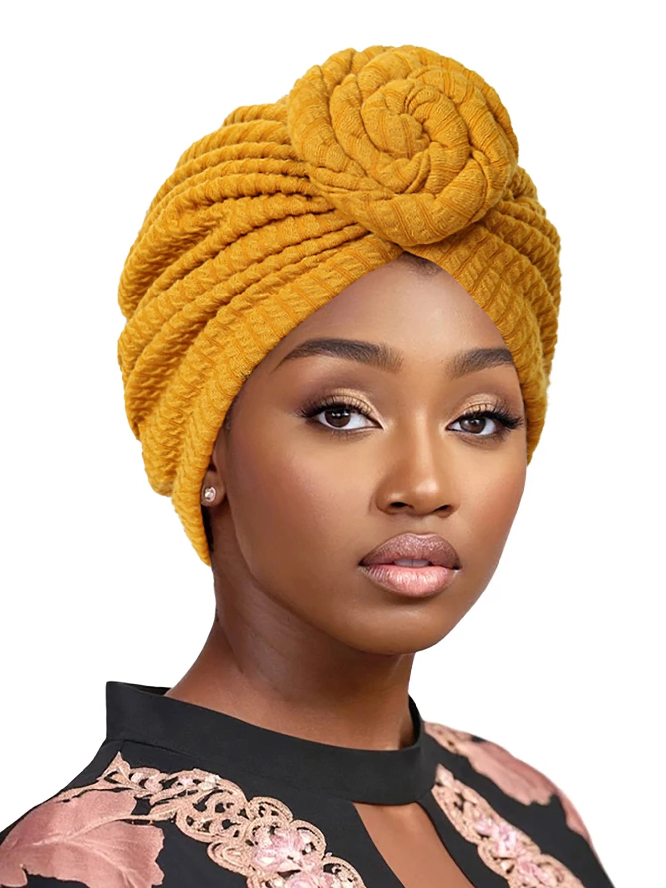 Fashion Women Turban Hijab Hats African Head Wraps Soft Elastic Muslim Hats Breathable Chemo Cap For Women Girls