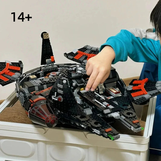 1579PCS The Dark Falcon Modular Creative Model Building Block DIY Architectures