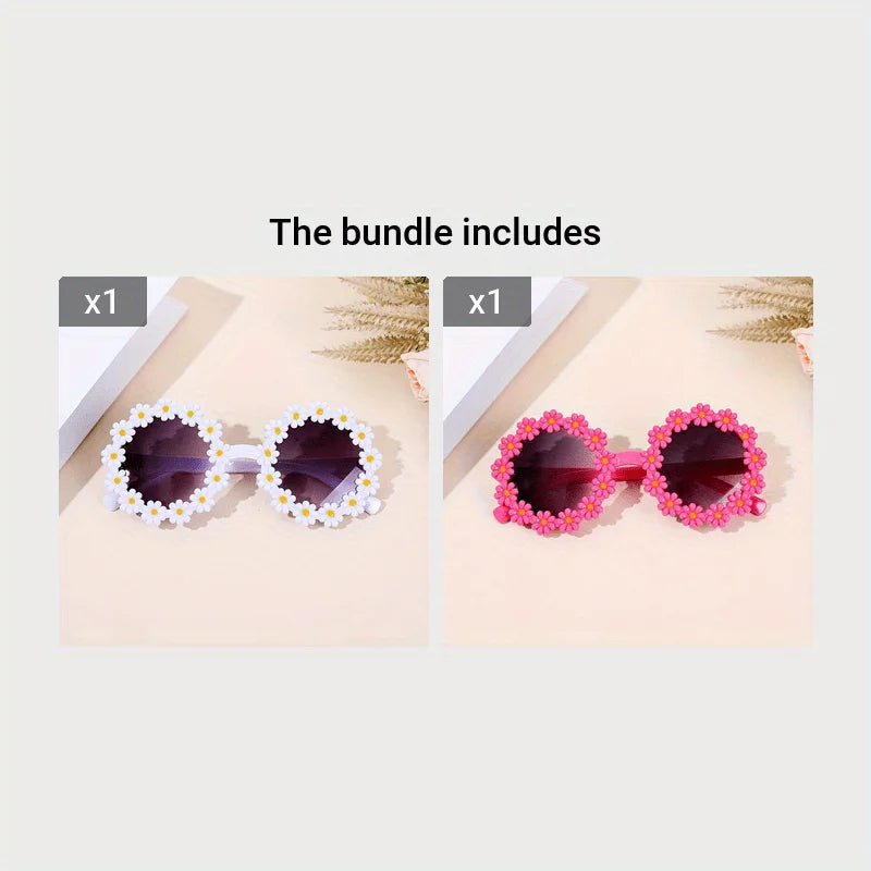 Charming Girl Flower Fashion Glasses, Glasses for Girls