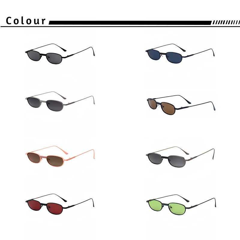 CATERSIDE Polarized Small Sunglasses Men Rectangle Punk Brand Design Sun Glasses for Women Driving Party Eyewear Holiday Gifts