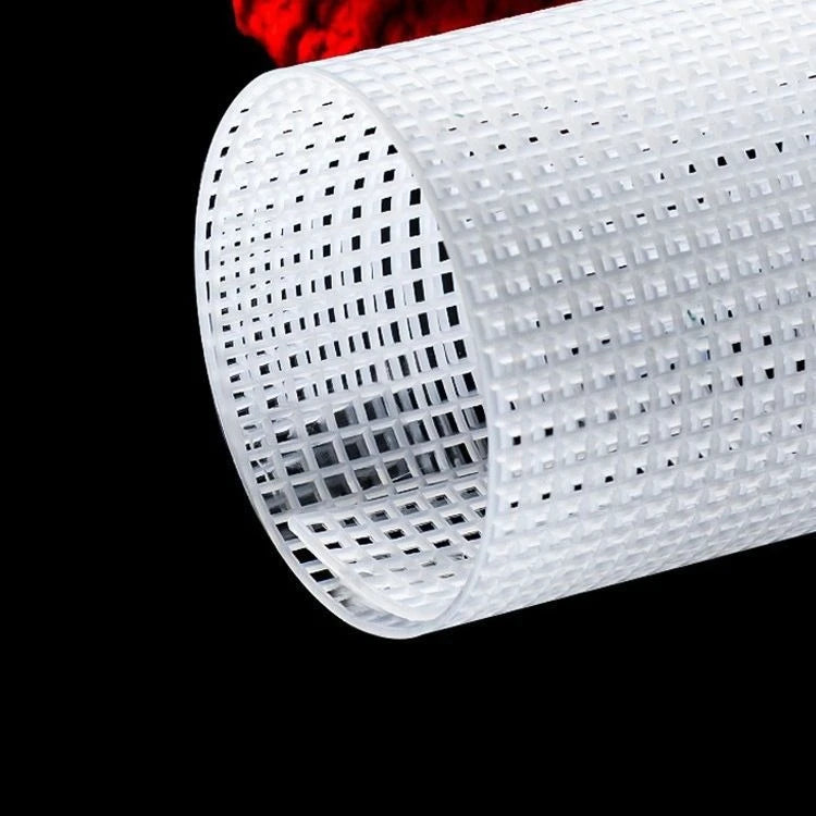 1pc Handcraft Latch Hook Bags Made Plastic Grid Hook Crafts Accessory Plastic Mesh Cloth for Bag Rug Thread Hook Craft Supplies