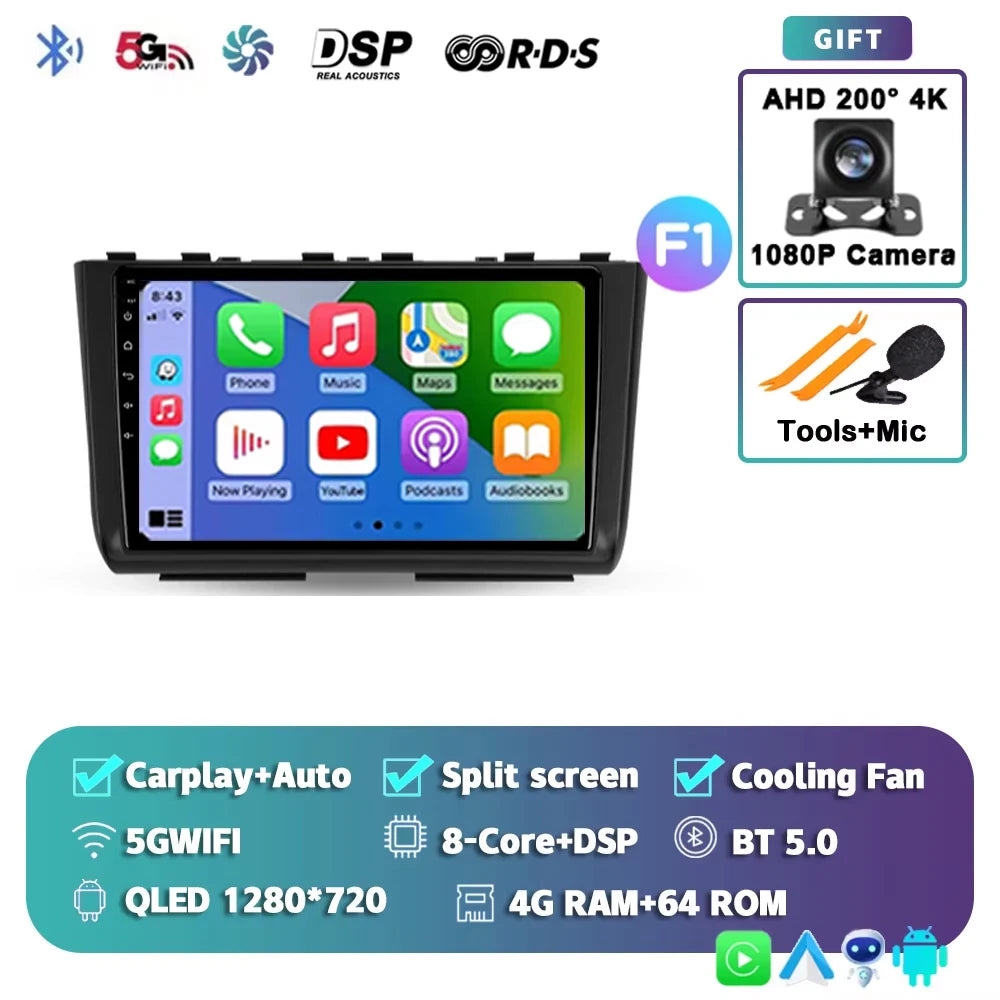 For Hyundai Creta 2 IX25 2021 2K 12+256 QLED Android 15 CarPlay Car Radio Multimedia Video Player GPS stereo Head Unit 4G WIFI