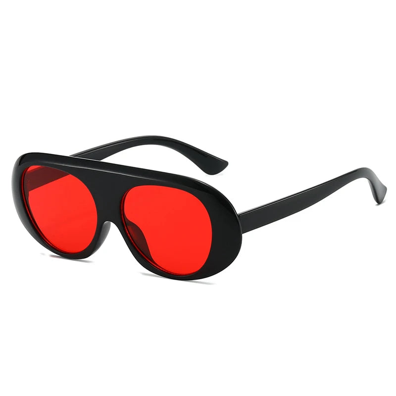 JNPCXI Retro Pilot Sunglasses Women Fashion Tea Tea Gradient Shades UV400 Men Punk Sun Glasses