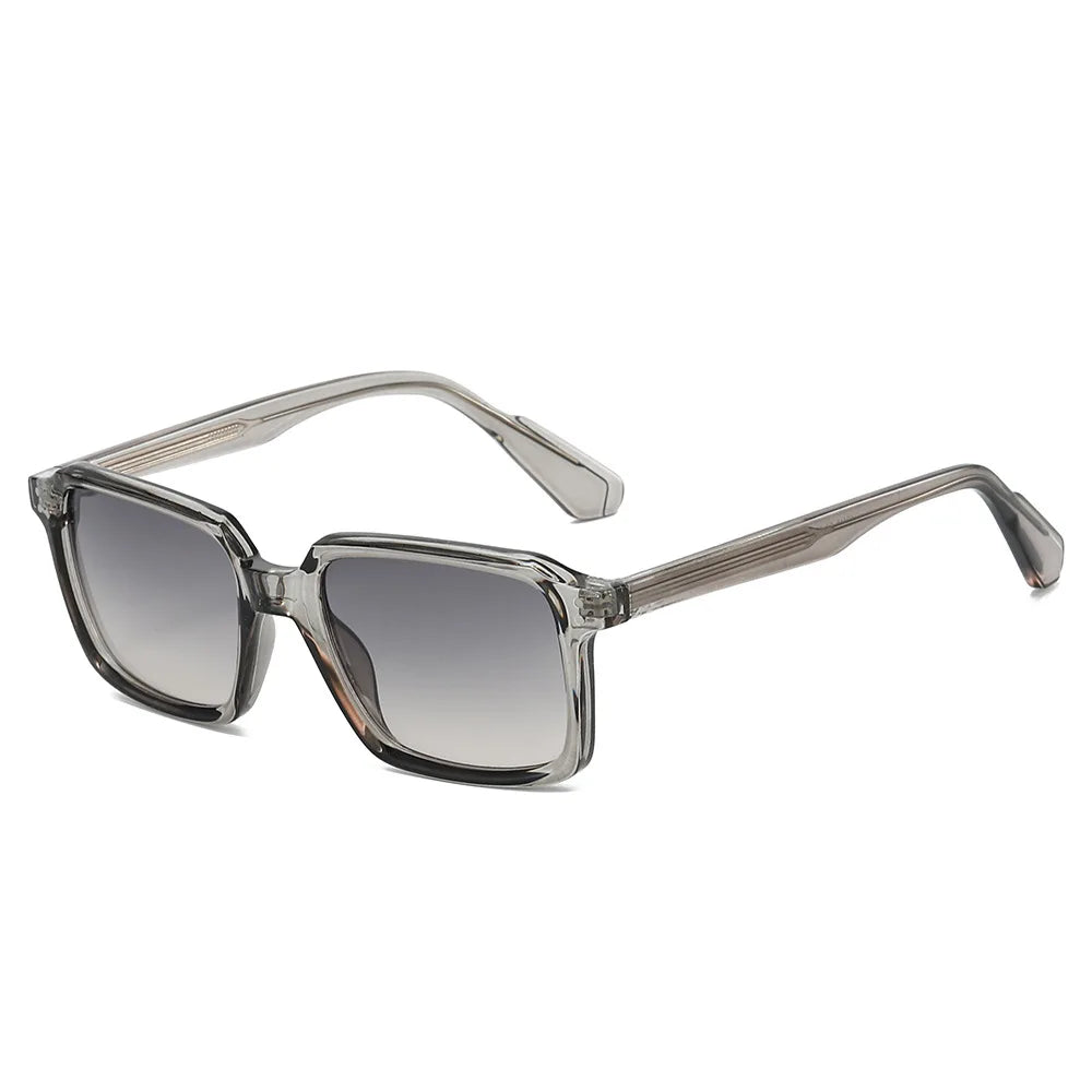 JNPCXI New Vintage Square Sunglasses Women Gradient Mirror Shades UV400 Fashion Punk Men Sun Glasses