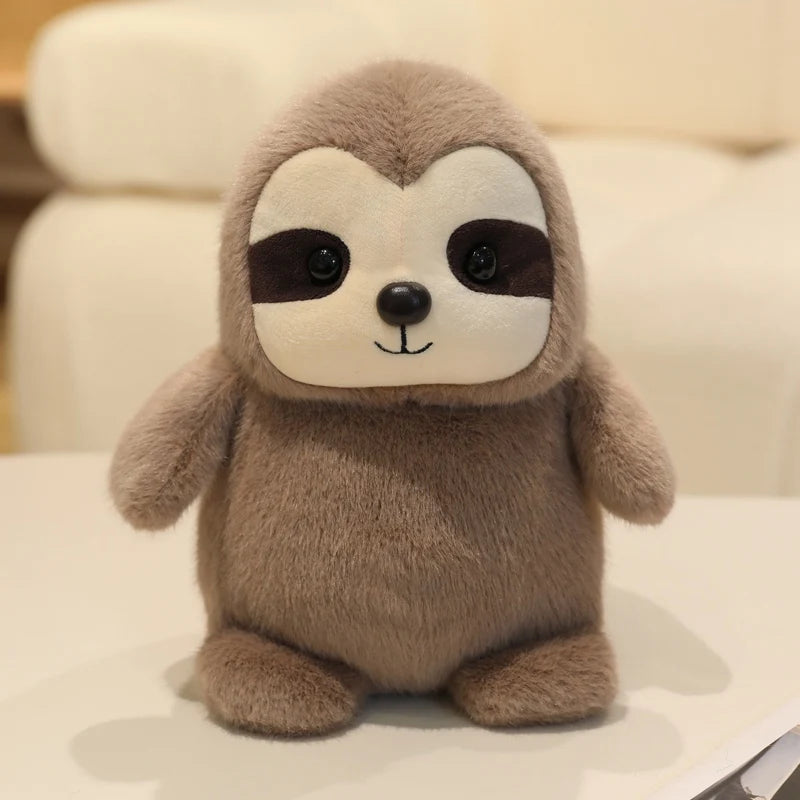 22CM Kawaii Cartoon Forest Animal Koala Hippopotamus Monkey Stuffed Animal Plush Toy Children's Raccoon Fox Handmade Doll Gift