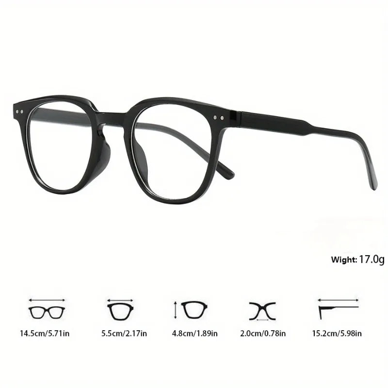 New Pink Gradient Glasses Men Women's Trendy Anti-blue Light Eyeglasses Eyewear for Ladies