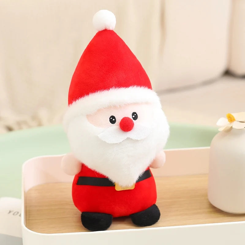Lovely Cartoon Christmas Scarf Bear Penguin Soft Stuffed Elk Teddy Bear Doll Plush Toy Decoration Girl Boy Kids Christmas Gift