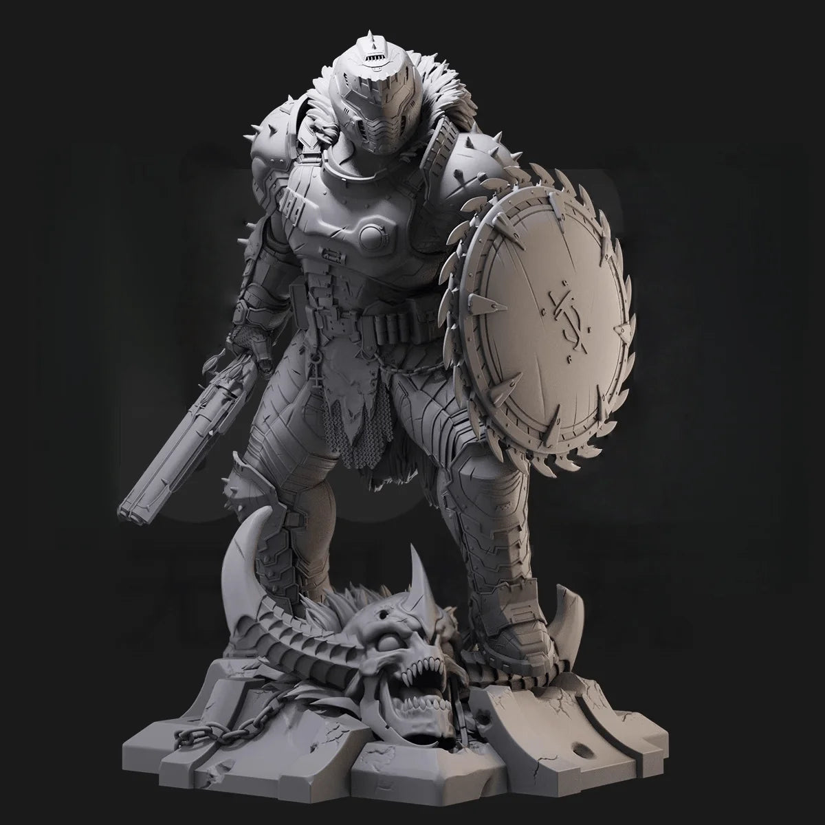 80mm 1/24 Resin Model Assembly Kit Gk, Unpainted Model