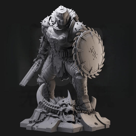 80mm 1/24 Resin Model Assembly Kit Gk, Unpainted Model