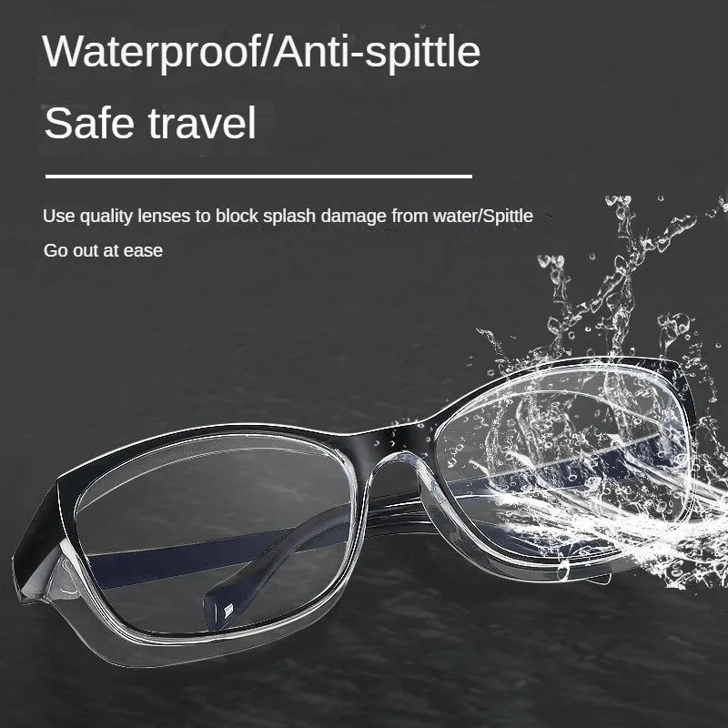 3PCS Work Safety Goggles Anti-Splash Wind Dust Proof Protective Glasses Optical Lens Frame For Research Cycling Eyes Protector