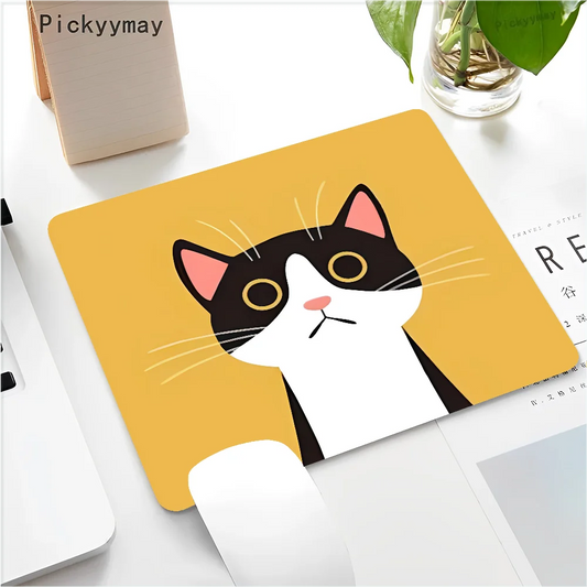 Funny Black Cat Mouse pad PC Desk Mat Table Big Mouse Pad PC Non-slip Rug Z23