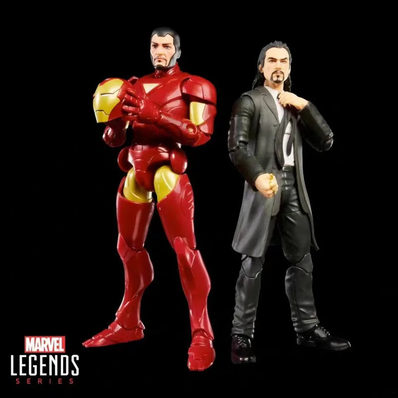 Original Hasbro Marvel Legends Series The Invincible Iron Man Marvel'S Mandarin Anime Figure Toys Ornaments Collection