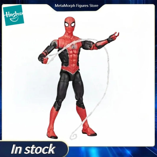 Original Hasbro Marvel Legends Series Far From HOME SPIDER-MAN Upgraded Suit Anime Figure Collection Model Toy