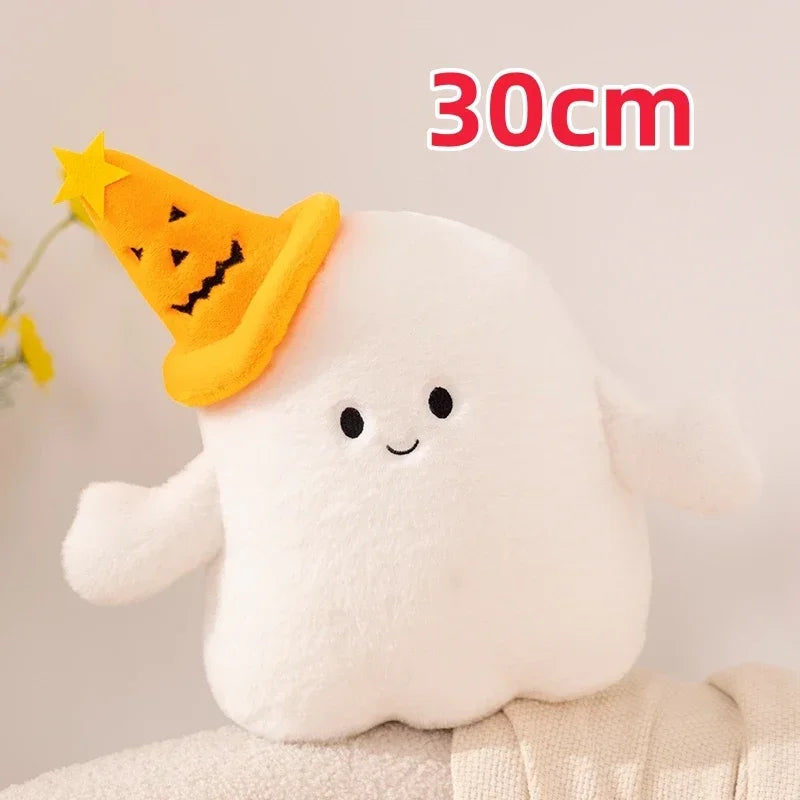 18~30cm Kawaii Halloween Pumpkin Ghost Plush Toy Plushie Soft Plant Stuffed Doll Holidays Props Decorative Throw Pillow for Kids