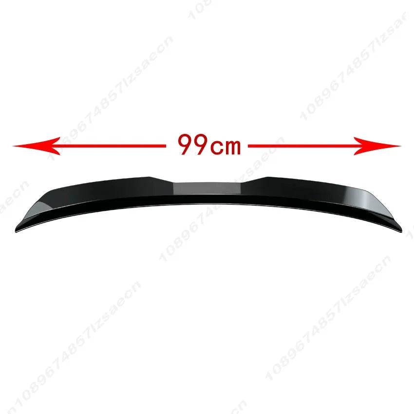 For Volkswagen Golf 7 7.5 MK 7 7.5 GTI R GTD R-line 2013-2019 Hatchback Rear Trunk Lip Rear Roof Spoiler Wing Body kit Black ABS