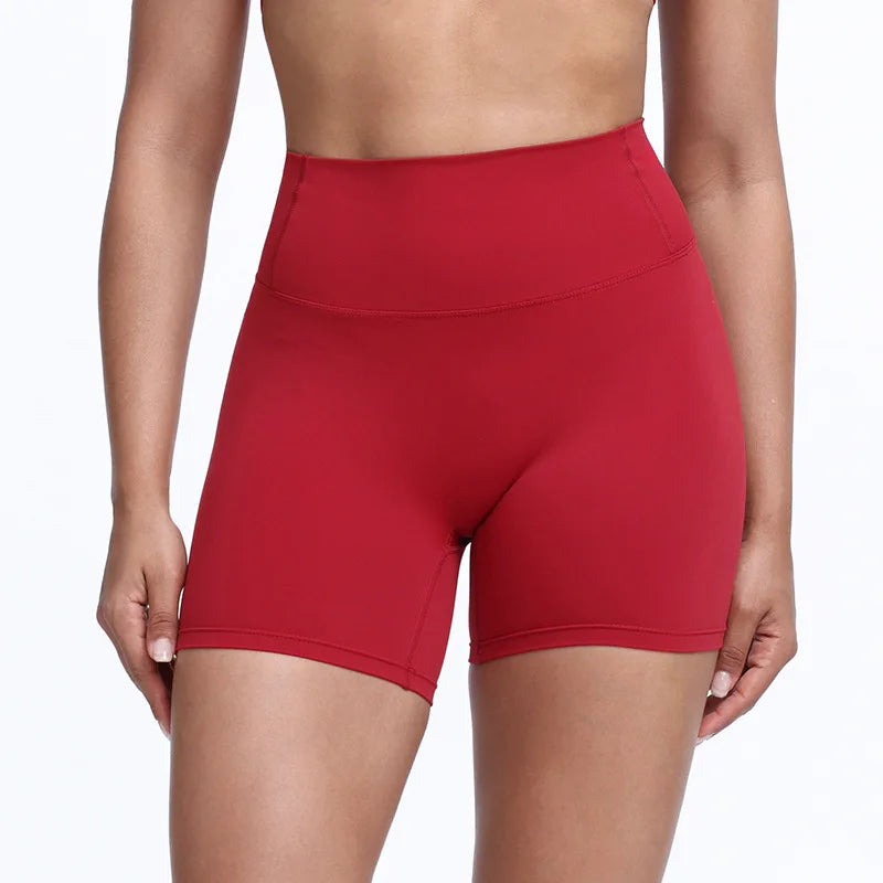 DIA FIT JOY New Naked feel tight fitting pants cycling yoga pants high waisted and hip lifting sports shorts fitness pants