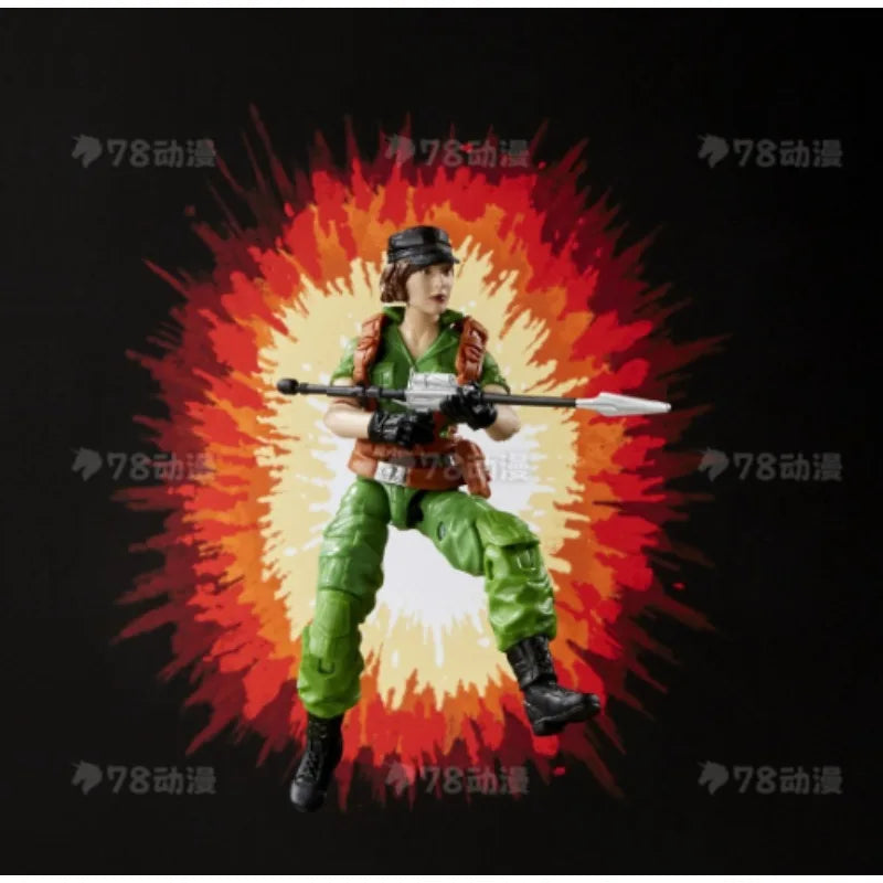 Original Hasbro G.I. Joe Classified Series Retro Collection Lady Jaye Action Toys Figure Models Collection