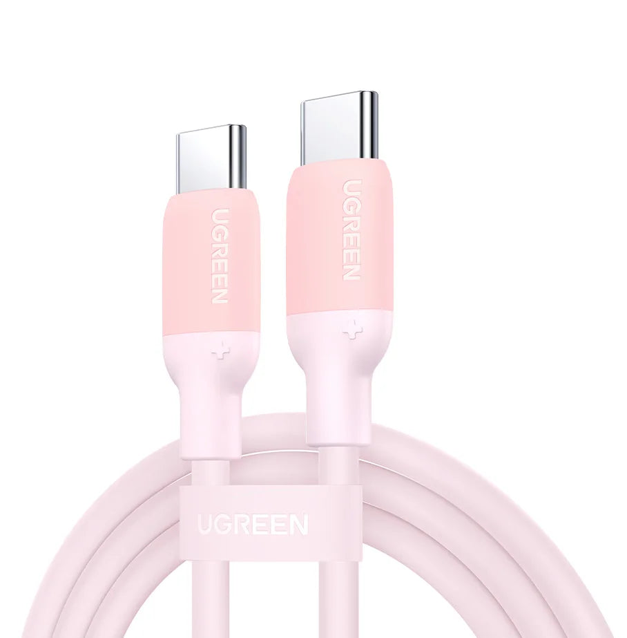 UGREEN 60W USB C To Type C Cable For iPhone 17 16 15 Fast Charging Cable For Macbook Xiaomi Samsung Liquid Silicone USB Cable