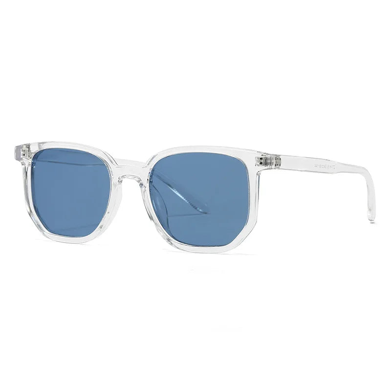 JNPCXI New Ins Popular Fashion Women Square Sunglasses Shades UV400 Retro Gray Gray Men Trending Sun Glasses