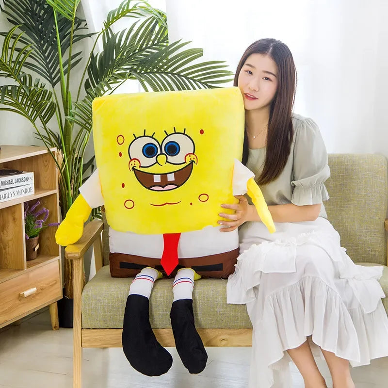Big Size Cute SpongeBob Patrick Star Cushion Very Soft Hug Cartoon Anime Pillow