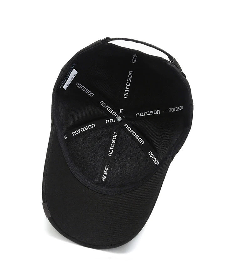 Unisex Hua Label Baseball Caps Hip Hop Cap, Outdoor Adjustable Hat Sunscreen Hat