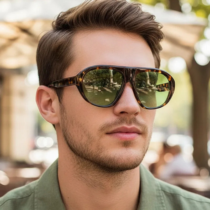 JNPCXI Vintage Pilot Men Sunglasses Fashion Women Outdoor Shades UV400 Sun Glasses