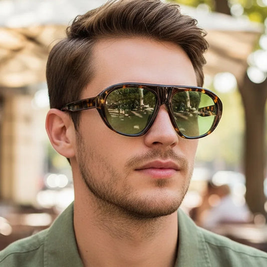 JNPCXI Vintage Pilot Men Sunglasses Fashion Women Outdoor Shades UV400 Sun Glasses