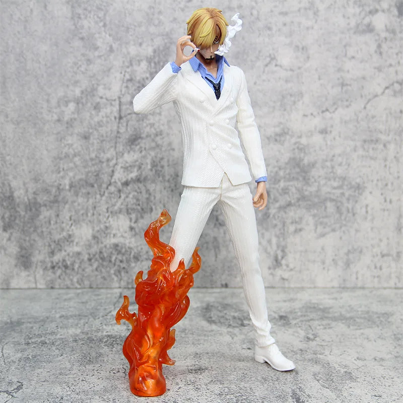 12.6" One Piece Anime Sanji Action Figure Vinsmoke Sanji Figma PVC Model Statue