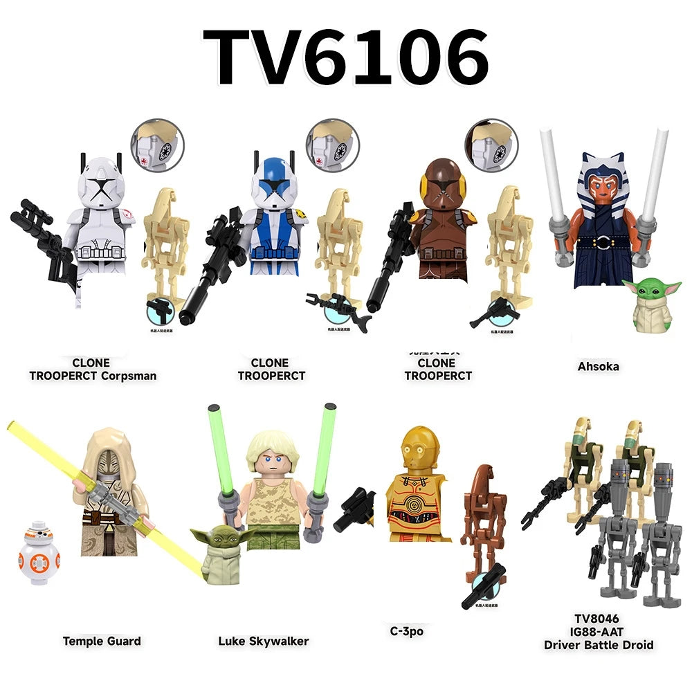 21st Nova Corps Minifigures Star Wars Army Pack Purple Clone Troopers M22