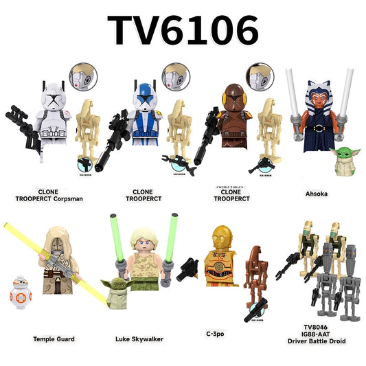 21st Nova Corps Minifigures Star Wars Army Pack Purple Clone Troopers M22