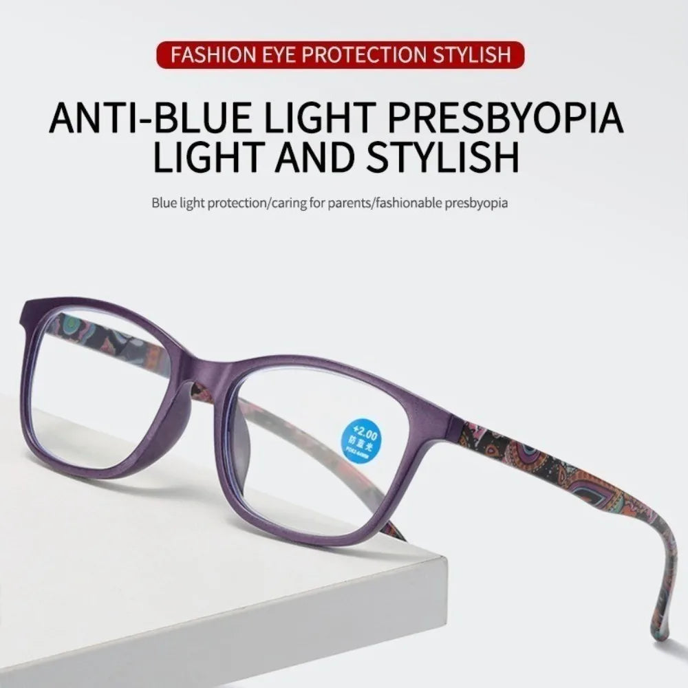 Blu-ray Reading Glasses with Anti-Blu-ray  Anti-radiation and Not Easy To Break