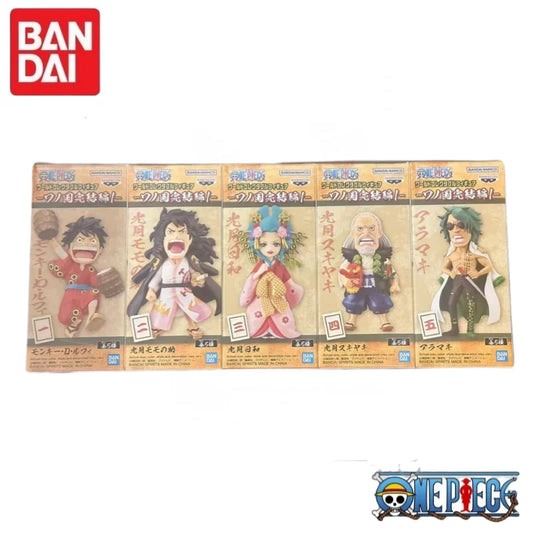 Special OfferIn Stock 100% Original Bandai Banpresto One Piece Wcf Wano Country Animation Peripherals Mol Garage Gift Collectibl