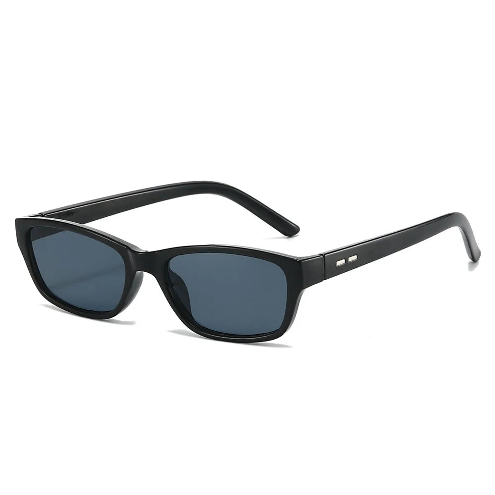 JNPCXI Retro Rectangle Sunglasses Women UV400 Protection Eyewear for Female Male Fashion Punk Sun Glasses Shades