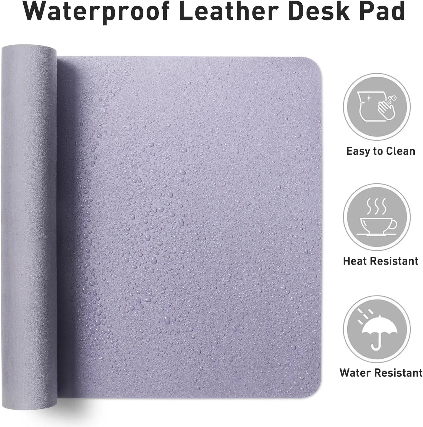 XXL Mouse Pad Office Desk Pad ,PU Leather Desktop Keyboard Desk Mat Gaming Mousepad Desk Writing Pad for School /Home/Office